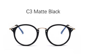 blue light glasses frame computer glasses spectacles round transparent female women's eyeglasses frame  Optical frames clear