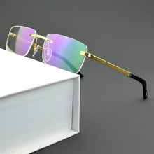 Load image into Gallery viewer, brand Titanium Glasses Frame Men 2023 Women Rimless Prescription Square Eyeglasses Frames Myopia Optical Eyewear spectacles