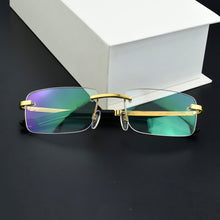 Load image into Gallery viewer, brand Titanium Glasses Frame Men 2023 Women Rimless Prescription Square Eyeglasses Frames Myopia Optical Eyewear spectacles