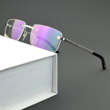 Load image into Gallery viewer, brand Titanium Glasses Frame Men 2023 Women Rimless Prescription Square Eyeglasses Frames Myopia Optical Eyewear spectacles