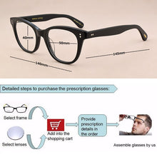 Load image into Gallery viewer, brand vintage glasses frame women spectacle frames  Retro myopia prescription eyeglass frames men OV5408U