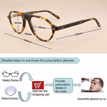 Load image into Gallery viewer, brand vintage glasses frame women spectacle frames  Retro myopia prescription eyeglass frames men OV5406U