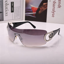Load image into Gallery viewer, brown Women Sunglasses One-piece Lens Sun Glasses for Female Anti Reflection Steampunk Driving Small Face