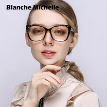 Load image into Gallery viewer, cat eye glasses frame women anti blue light glasses transparent clear computer optical glasses UV400 vintage oculos eyeglasses