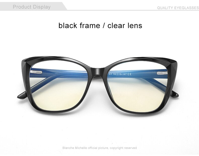 cat eye glasses frame women anti blue light glasses transparent clear computer optical glasses UV400 vintage oculos eyeglasses