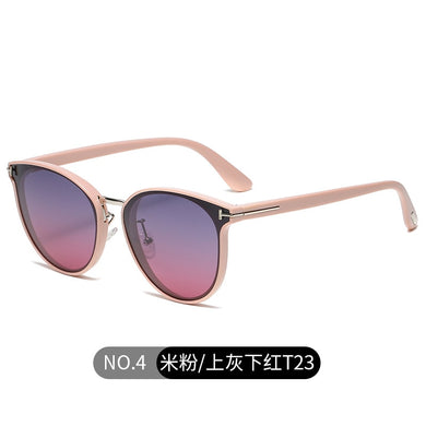 cat eye polarized tom ford logo sunglasses women men 2023 brand designer trendy beach glasses vintage oculos de sol feminino