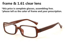 Load image into Gallery viewer, glasses full frame china eyeglasses optical prescription plain spectacles rectangle frames plastic complete glasses2428