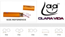 Load image into Gallery viewer, =clara Vida=[!!two Pairs!!]portable Pen Slim Easy Style Golden Narrow Lenses Reading Glasses+1.0 +1.5 +2.0 +2.5 +3.0 +3.5 +4.0