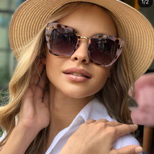 Load image into Gallery viewer, classic Design Cat Eye Shades Sunglasses Women Men Traveling Metal T Sun Glasses for Woman Square Glasses Oculos zonnebril dames