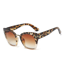 Load image into Gallery viewer, classic Design Cat Eye Shades Sunglasses Women Men Traveling Metal T Sun Glasses for Woman Square Glasses Oculos zonnebril dames