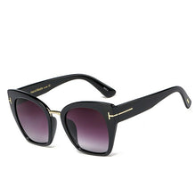 Load image into Gallery viewer, classic Design Cat Eye Shades Sunglasses Women Men Traveling Metal T Sun Glasses for Woman Square Glasses Oculos zonnebril dames