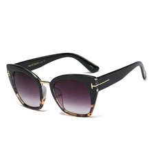 Load image into Gallery viewer, classic Design Cat Eye Shades Sunglasses Women Men Traveling Metal T Sun Glasses for Woman Square Glasses Oculos zonnebril dames