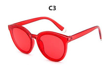 Load image into Gallery viewer, colour  top cat eye glasses sunglasses women brand designer blue sea sun glasses lady female oculos de sol UV400