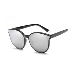 Load image into Gallery viewer, colour  top cat eye glasses sunglasses women brand designer blue sea sun glasses lady female oculos de sol UV400