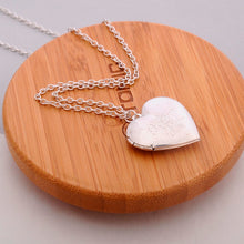 Load image into Gallery viewer, crystal Medal Original Handmade Simple Six-color DIY Love Metal Carving Necklace Retro secret Pendant Photo Frame Custom Jewelry