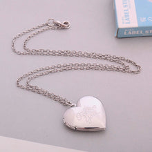 Load image into Gallery viewer, crystal Medal Original Handmade Simple Six-color DIY Love Metal Carving Necklace Retro secret Pendant Photo Frame Custom Jewelry