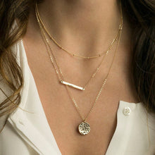 Load image into Gallery viewer, Gold stainless steel 316L Chain Choker Necklace women Pendant Layered necklace sets for women Jewelry