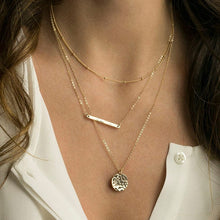 Load image into Gallery viewer, Gold stainless steel 316L Chain Choker Necklace women Pendant Layered necklace sets for women Jewelry