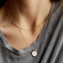 Load image into Gallery viewer, Gold stainless steel 316L Chain Choker Necklace women Pendant Layered necklace sets for women Jewelry