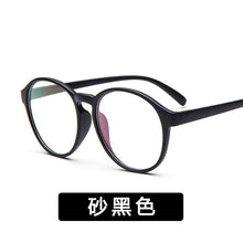 Carica l&#39;immagine nel visualizzatore di Gallery, edition glasses for flat glass frame round frames restoring ancient ways but mirror lens with myopia framework