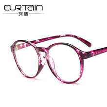 Carica l&#39;immagine nel visualizzatore di Gallery, edition glasses for flat glass frame round frames restoring ancient ways but mirror lens with myopia framework
