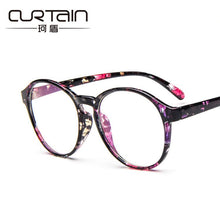 Carica l&#39;immagine nel visualizzatore di Gallery, edition glasses for flat glass frame round frames restoring ancient ways but mirror lens with myopia framework