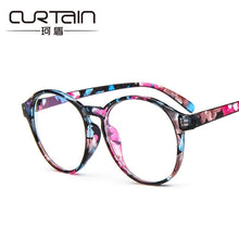 Carica l&#39;immagine nel visualizzatore di Gallery, edition glasses for flat glass frame round frames restoring ancient ways but mirror lens with myopia framework