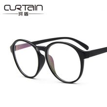 Carica l&#39;immagine nel visualizzatore di Gallery, edition glasses for flat glass frame round frames restoring ancient ways but mirror lens with myopia framework