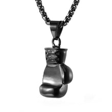 Carica l&#39;immagine nel visualizzatore di Gallery, fine jewelry Boxing Glove pendant Boxing match 316L Stainless Steel Co Pendant Necklaces for Men Boys Gift