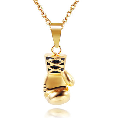 fine jewelry Boxing Glove pendant Boxing match 316L Stainless Steel Co Pendant Necklaces for Men Boys Gift