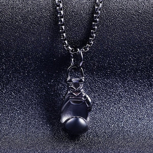 fine jewelry Boxing Glove pendant Boxing match 316L Stainless Steel Co Pendant Necklaces for Men Boys Gift