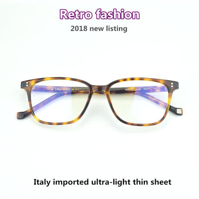 eyeglasses 2023 Latest listing TAG brand Prescription Glasses Myopia computer optical glasses frame Retro spectacles