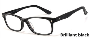eyeglasses frame acetate wooden eyewear square full frame optical prescription glasses plain glasses unisex wood grain rivet1209