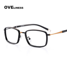 Load image into Gallery viewer, eyeglasses frames for men Computer Optical Transparent lens women myopia glasses Spectacle For Male prescription Eyewear Frames
