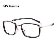 Load image into Gallery viewer, eyeglasses frames for men Computer Optical Transparent lens women myopia glasses Spectacle For Male prescription Eyewear Frames