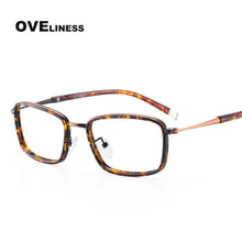 Load image into Gallery viewer, eyeglasses frames for men Computer Optical Transparent lens women myopia glasses Spectacle For Male prescription Eyewear Frames