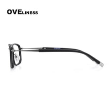Load image into Gallery viewer, eyeglasses frames for men Computer Optical Transparent lens women myopia glasses Spectacle For Male prescription Eyewear Frames