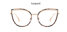 Load image into Gallery viewer, eyeglasses frames for women clear lens metal frame  designer glasses frame woman Sexy computer glasses