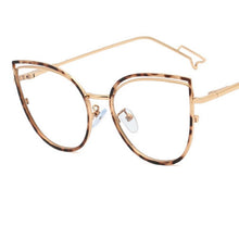 Load image into Gallery viewer, eyeglasses frames for women clear lens metal frame  designer glasses frame woman Sexy computer glasses