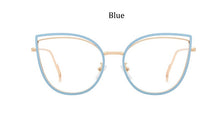 Load image into Gallery viewer, eyeglasses frames for women clear lens metal frame  designer glasses frame woman Sexy computer glasses