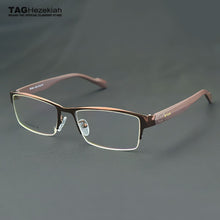 Load image into Gallery viewer, eyeglasses frames men Brand Retro TR90 Business glasses frame TAG Myopic computer optics oculos de grau clear lens glasses T9019