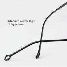 Load image into Gallery viewer, eyeglasses women Titanium Retro Brand Glasses Frame Men Light and thin Computer Reading Optical myopia Business Eyewear