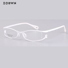 Load image into Gallery viewer, full Frames ladies Optics Eyeglasses women Clear Glasses Men Optical Metal Eye Glasses Frame red white for prescription eye
