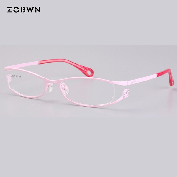 full Frames ladies Optics Eyeglasses women Clear Glasses Men Optical Metal Eye Glasses Frame red white for prescription eye