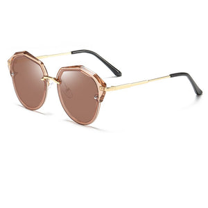 Classic Polarized Sunglasses Women Brand Design cateye Frame Sun Glasses Male Goggle UV400 Gafas