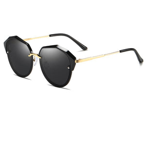 Classic Polarized Sunglasses Women Brand Design cateye Frame Sun Glasses Male Goggle UV400 Gafas