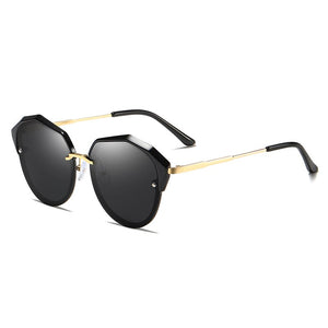 Classic Polarized Sunglasses Women Brand Design cateye Frame Sun Glasses Male Goggle UV400 Gafas