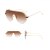 Retro Oval Classic Sunglasses Ladies / Men's Glasses Gradient Mirror Metal Sports Sunglasses Driving Sun Glasses