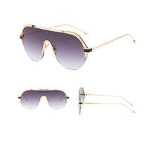 Load image into Gallery viewer, Retro Oval Classic Sunglasses Ladies / Men&#39;s Glasses Gradient Mirror Metal Sports Sunglasses Driving Sun Glasses