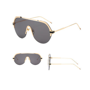 Retro Oval Classic Sunglasses Ladies / Men's Glasses Gradient Mirror Metal Sports Sunglasses Driving Sun Glasses